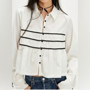 Free People Lace Lover Blouse